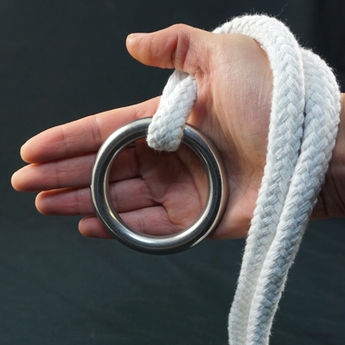 Stainless Steel Ring for Ring on Rope - 70mm x 10mm by PropDog